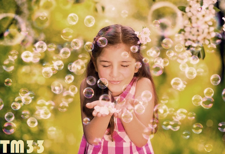 دانلود اکشن فتوشاپ ایجاد حباب Bubble Photo Overlays