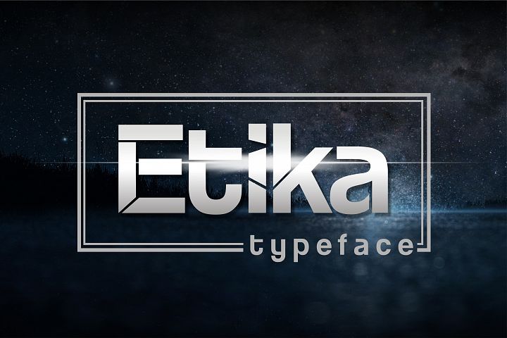 دانلود مجموعه فونت انگلیسی Etika Font